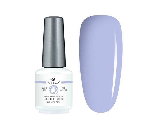 Изображение  Gel polish Atica GPM078 Pastel Blue, 7.5 мл, Volume (ml, g): 45053, Color No.: 78