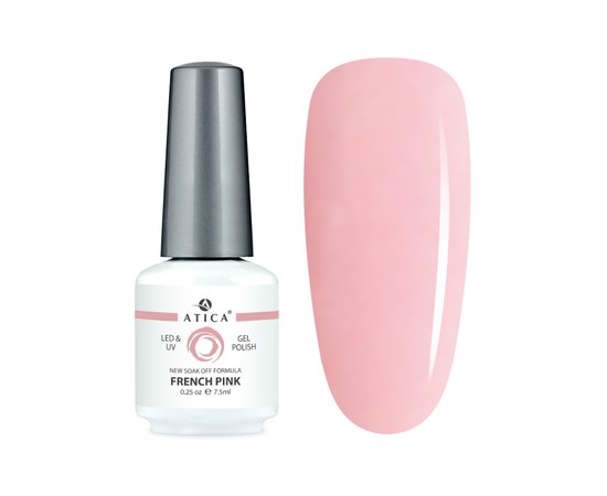 Изображение  Gel polish Atica GPM088 French Pink, 7.5 мл, Volume (ml, g): 45053, Color No.: 88