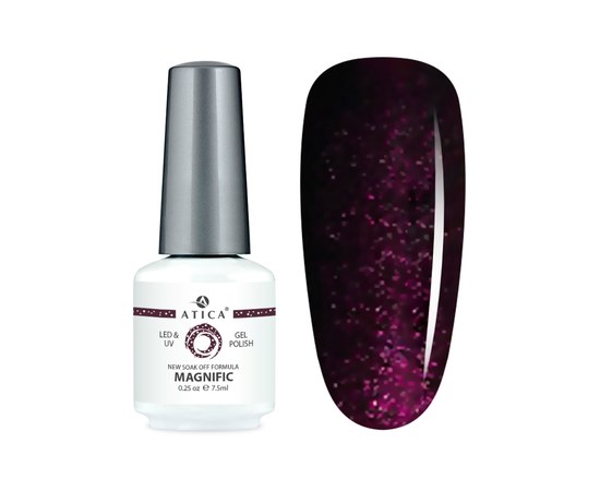 Изображение  Gel polish Atica GPM136 Magnific, 7.5 мл, Volume (ml, g): 45053, Color No.: 136