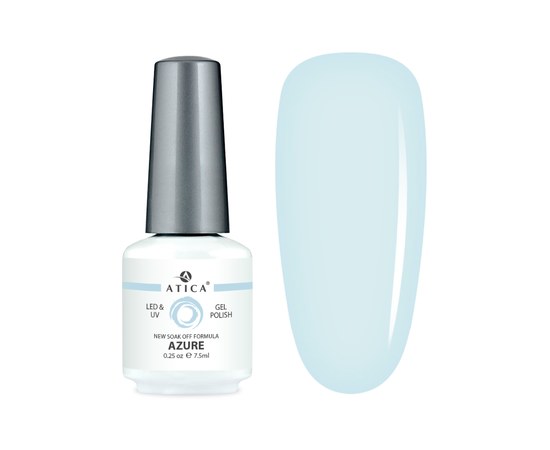 Изображение  Gel polish Atica GPM150 Azure, 7.5 мл, Volume (ml, g): 45053, Color No.: 150