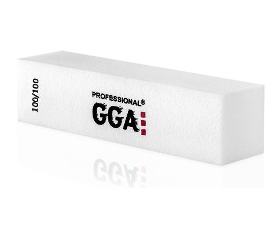 Зображення  Баф-Брусок GGA Professional Nail Buffer 100/100 грит