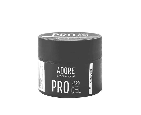 Изображение  Adore Professional Hard Gel Pro Clear gel for strengthening and repairing nails, 15 ml