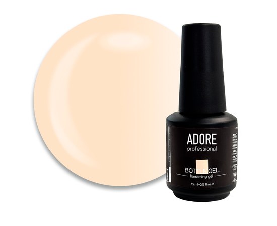 Изображение  Adore Professional Bottle Gel Beige camouflaging gel for strengthening nails, beige, 15 ml, Volume (ml, g): 15, Color No.: Beige