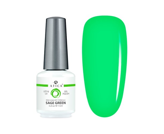 Изображение  Gel polish Atica GPM205 Sage Green, 7.5 мл, Volume (ml, g): 45053, Color No.: 205