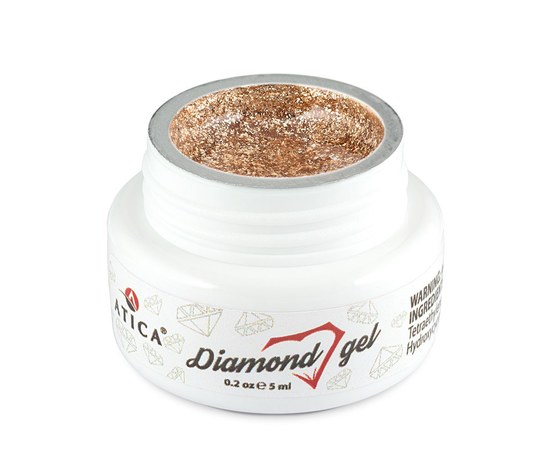 Изображение  Gel paste Atica Diamond 24 carats, 5 ml (jar), Volume (ml, g): 5, Color No.: 24 carats