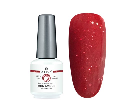 Изображение  Gel polish Atica GPM261 Mon Amour, 7.5 мл, Volume (ml, g): 45053, Color No.: 261