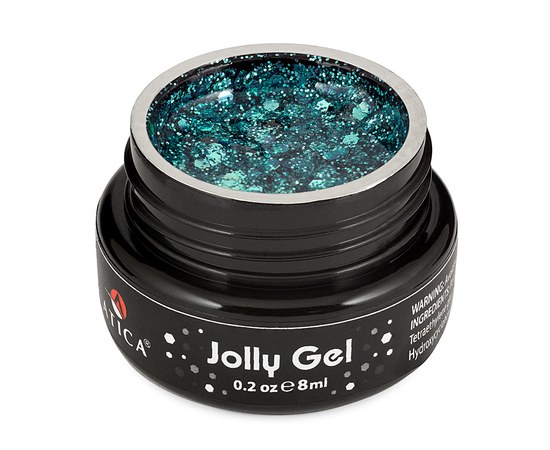 Изображение  Colored gel Atica Jolly Gel 89385 blue, 8 ml (jar), Volume (ml, g): 8, Color No.: 89385