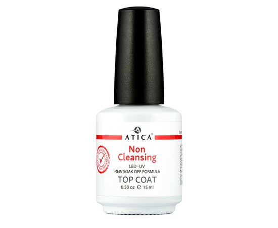 Изображение  Top gel without a sticky layer Atica Top Non Cleansing, 15 ml