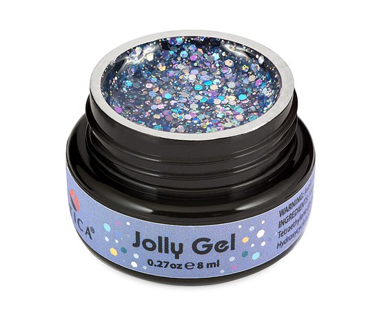 Изображение  Colored gel Atica Jolly Gel 89387 lilac, 8 ml (jar), Volume (ml, g): 8, Color No.: 89387