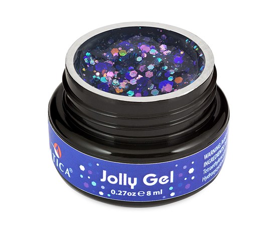 Изображение  Colored gel Atica Jolly Gel 89389 indigo, 8 ml (jar), Volume (ml, g): 8, Color No.: 89389