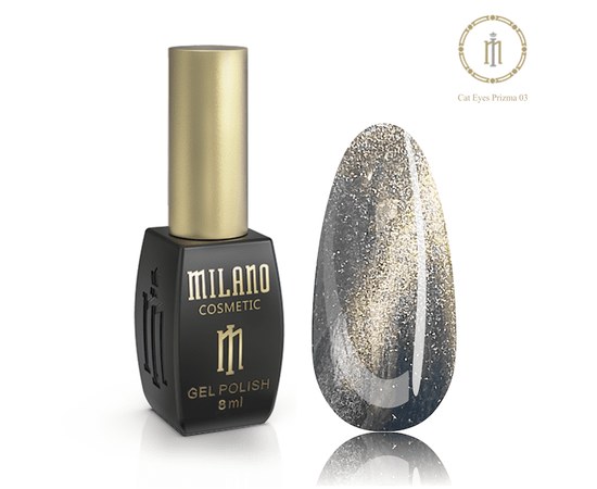 Изображение  Гель-лак Milano Cat Eyes Prizma №03, 8 мл, Объем (мл, г): 8, Цвет №: 03