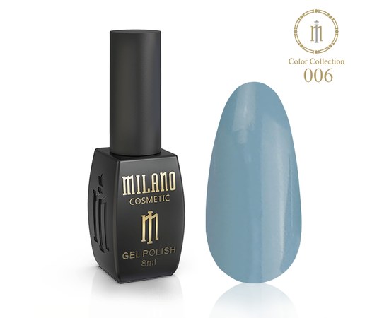 Изображение  Gel polish Milano Color №06, 8 мл, Volume (ml, g): 8, Color No.: 6