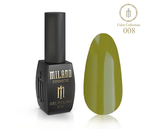 Изображение  Gel polish Milano Color №08, 8 мл, Volume (ml, g): 8, Color No.: 8