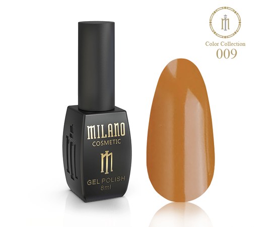 Изображение  Gel polish Milano Color №09, 8 мл, Volume (ml, g): 8, Color No.: 9
