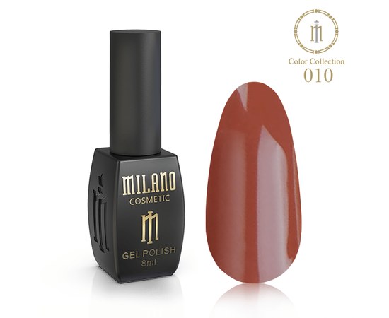 Изображение  Gel polish Milano Color №10, 8 мл, Volume (ml, g): 8, Color No.: 10