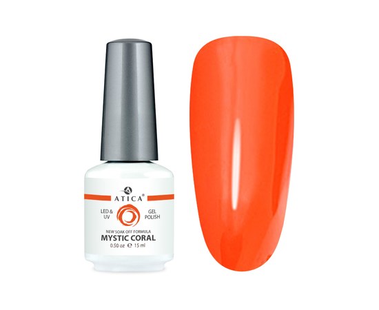 Изображение  Gel polish Atica GP046 Mystic Coral, 15 мл, Volume (ml, g): 15, Color No.: 46