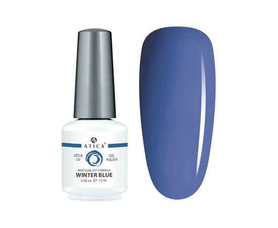 Изображение  Gel polish Atica GP095 Winter Blue, 15 мл, Volume (ml, g): 15, Color No.: 95