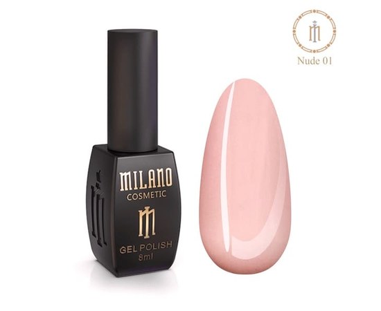 Изображение  Gel polish Milano Nude Collection B №002, 8 мл, Volume (ml, g): 8, Color No.: 2