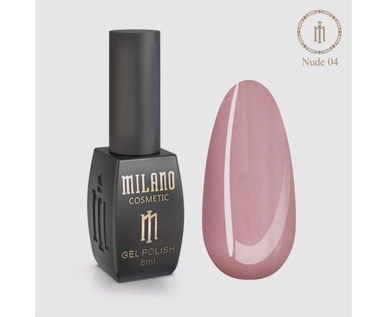 Изображение  Gel polish Milano Nude Collection B №004, 8 мл, Volume (ml, g): 8, Color No.: 4