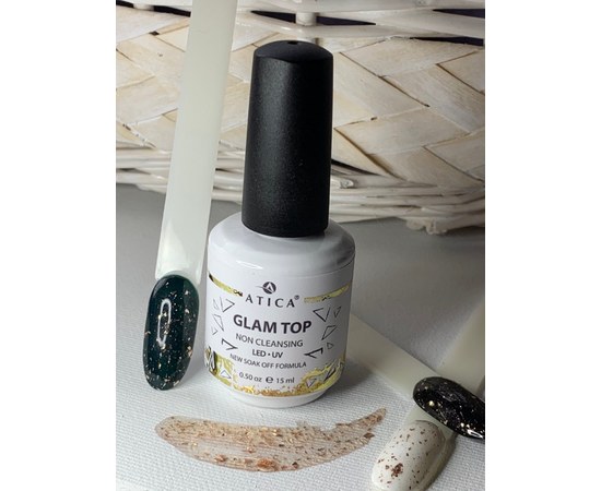 Изображение  Top with gold plating Atica Top Glam Top Non Cleansing, 15 ml
