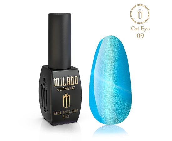 Изображение  Gel polish Milano Cat Eyes Crystal №09, 8 мл, Volume (ml, g): 8, Color No.: 9