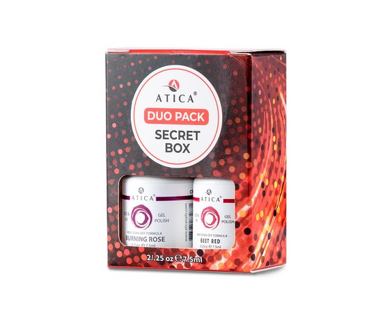 Изображение  Set of gel polishes Atica Secret Box 00870 2 pcs each 7.5 ml