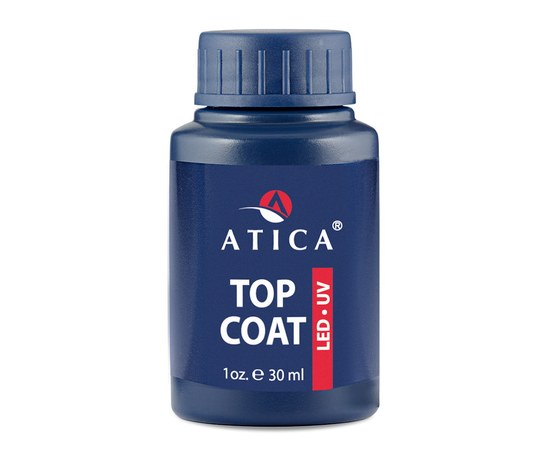 Изображение  Top gel with a sticky layer Atica Top Gel Clear, 30 ml