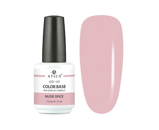Изображение  Atica Color Base Gel Nude Spice, 15 ml, Volume (ml, g): 15, Color No.: nude spice