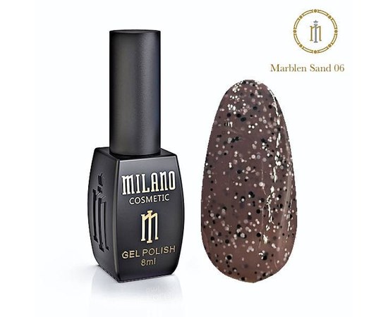 Изображение  Gel polish Milano Marblen Sand №06, 8 мл, Volume (ml, g): 8, Color No.: 6