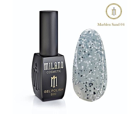Изображение  Gel polish Milano Marblen Sand №04, 8 мл, Volume (ml, g): 8, Color No.: 4