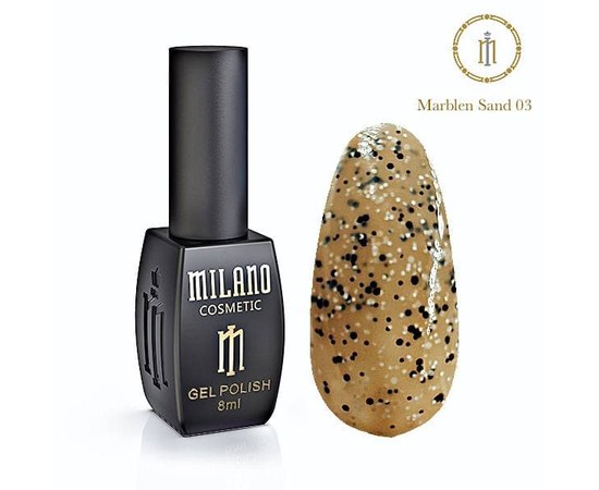 Изображение  Gel polish Milano Marblen Sand №03, 8 мл, Volume (ml, g): 8, Color No.: 3