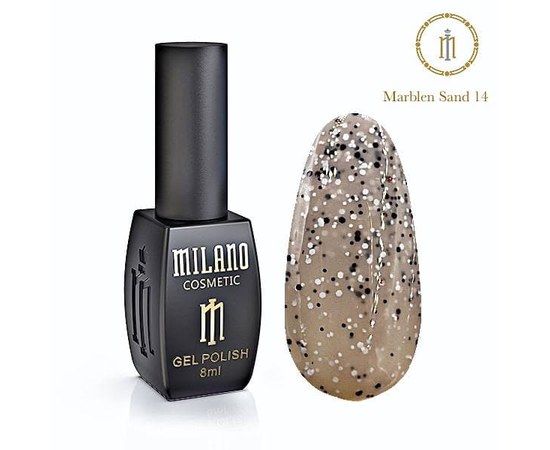 Изображение  Gel polish Milano Marblen Sand №14, 8 мл, Volume (ml, g): 8, Color No.: 14
