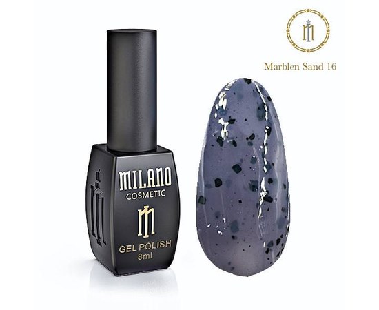 Изображение  Гель-лак Milano Marblen Sand №16, 8 мл, Объем (мл, г): 8, Цвет №: 16