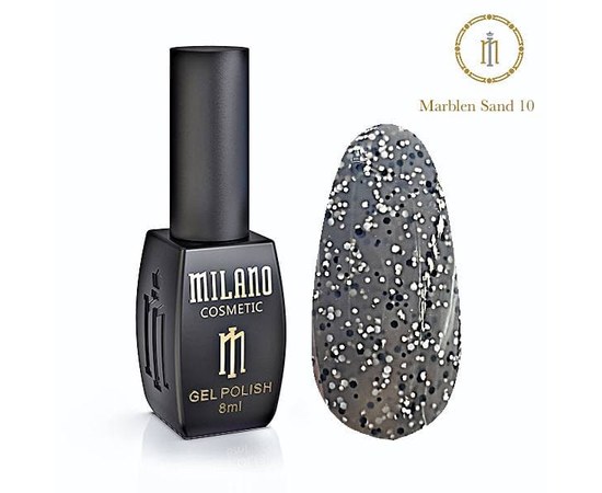 Изображение  Gel polish Milano Marblen Sand №10, 8 мл, Volume (ml, g): 8, Color No.: 10