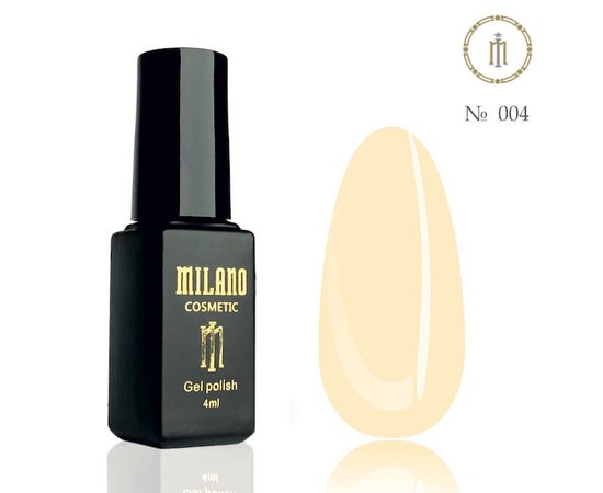 Изображение  Gel polish Milano Palette 4 №004, 4 мл, Volume (ml, g): 4, Color No.: 4