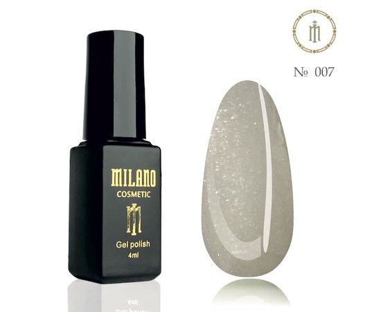 Изображение  Gel polish Milano Palette 4 №007, 4 мл, Volume (ml, g): 4, Color No.: 7
