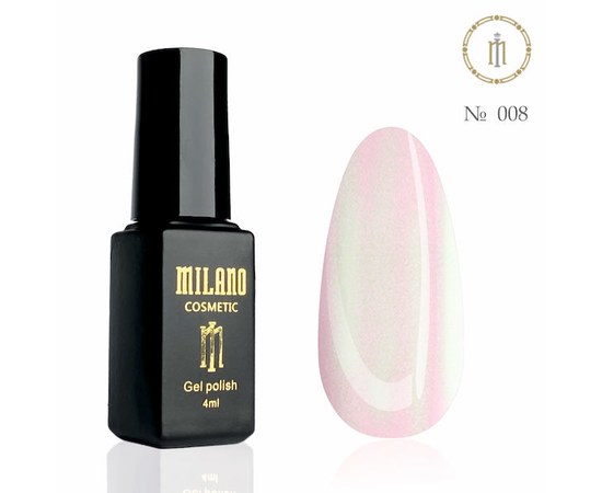 Изображение  Gel polish Milano Palette 4 №008, 4 мл, Volume (ml, g): 4, Color No.: 8