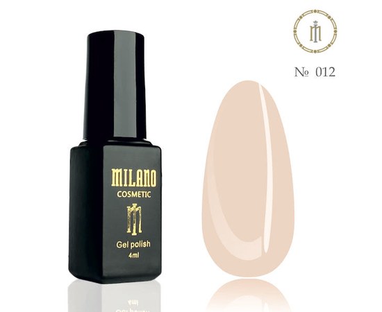 Изображение  Gel polish Milano Palette 4 №012, 4 мл, Volume (ml, g): 4, Color No.: 12