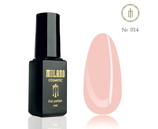 Изображение  Gel polish Milano Palette 4 №014, 4 мл, Volume (ml, g): 4, Color No.: 14