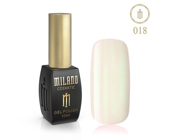 Изображение  Gel polish Milano Palette 10 №018 Mint-cream, 10 ml, Volume (ml, g): 10, Color No.: 18
