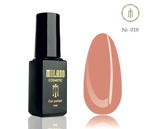 Изображение  Gel polish Milano Palette 4 №018, 4 мл, Volume (ml, g): 4, Color No.: 18