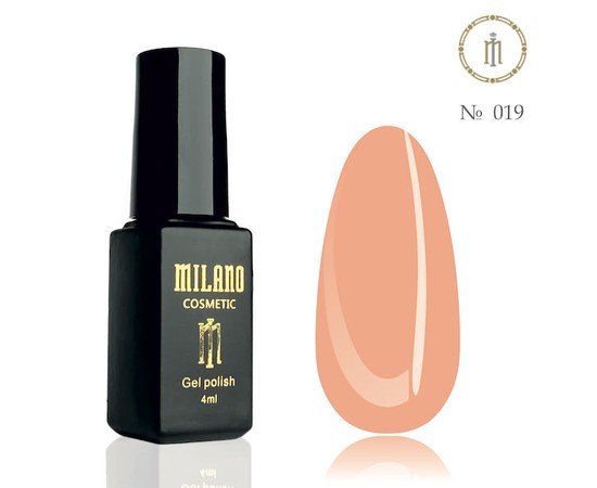 Изображение  Gel polish Milano Palette 4 №019, 4 мл, Volume (ml, g): 4, Color No.: 19