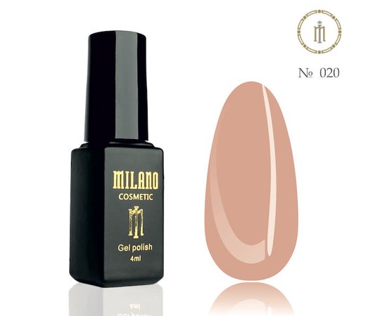 Изображение  Gel polish Milano Palette 4 №020, 4 мл, Volume (ml, g): 4, Color No.: 20