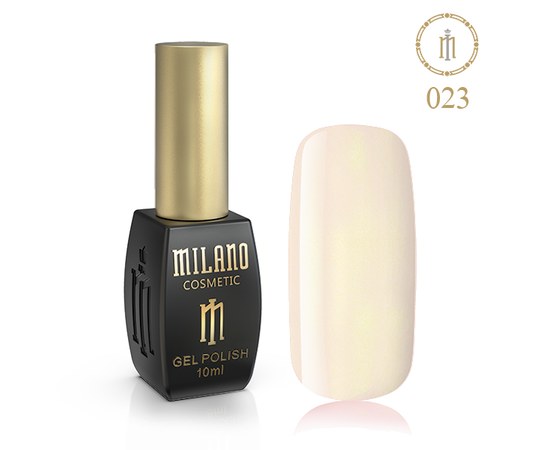 Изображение  Gel polish Milano Palette 10 №023 Space cream, 10 ml, Volume (ml, g): 10, Color No.: 23