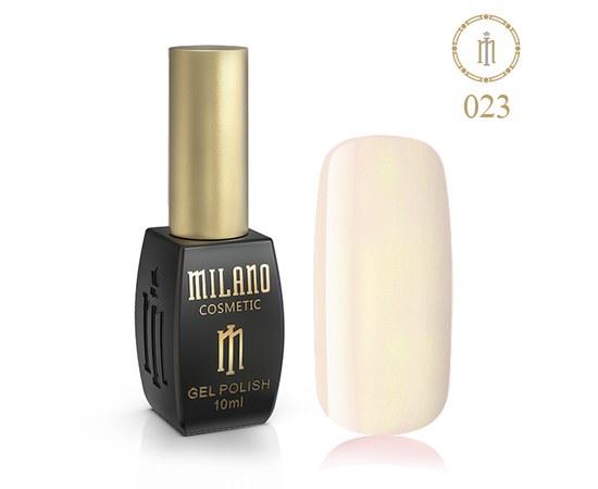 Зображення  Гель лак Milano Palette 10 №023 Космічні вершки, 10 мл, Об'єм (мл, г): 10, Цвет №: 023