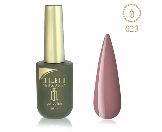 Изображение  Gel polish Milano Luxury №023 Fire sienna, 10 ml, Volume (ml, g): 10, Color No.: 23