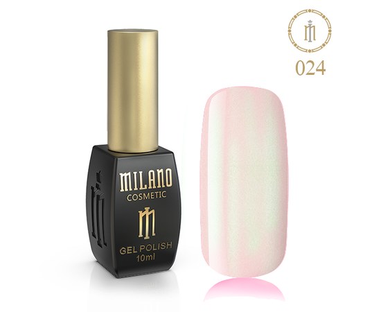 Изображение  Gel polish Milano Palette 10 №024 Cream silk, 10 ml, Volume (ml, g): 10, Color No.: 24