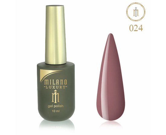 Изображение  Gel polish Milano Luxury №024 Sun tan color, 10 ml, Volume (ml, g): 10, Color No.: 24