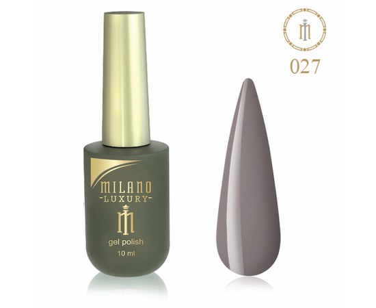 Изображение  Gel polish Milano Luxury №027 Rope color, 10 ml, Volume (ml, g): 10, Color No.: 27