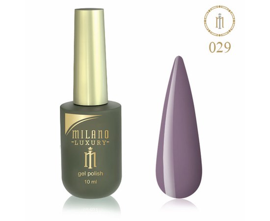 Изображение  Gel polish Milano Luxury №029 Seagull color, 10 ml, Volume (ml, g): 10, Color No.: 29